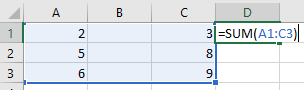 adjacent range adjacent range